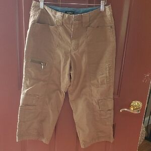 Eddie Bauer Mercer FIT Brown Cargo Capris